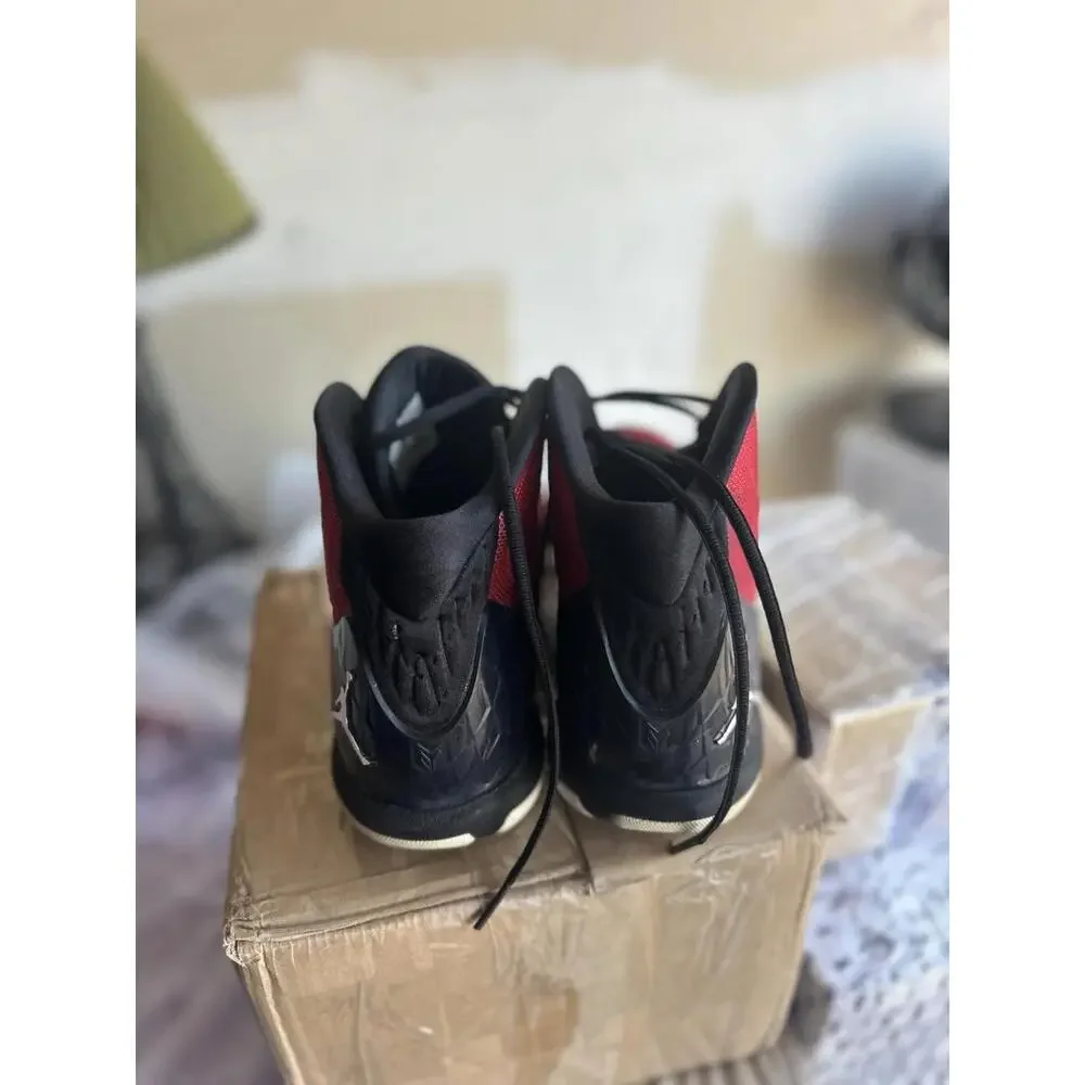 Men’s Red Black Basketball Shoes Size‎ 13 Athletic High Top Sneakers